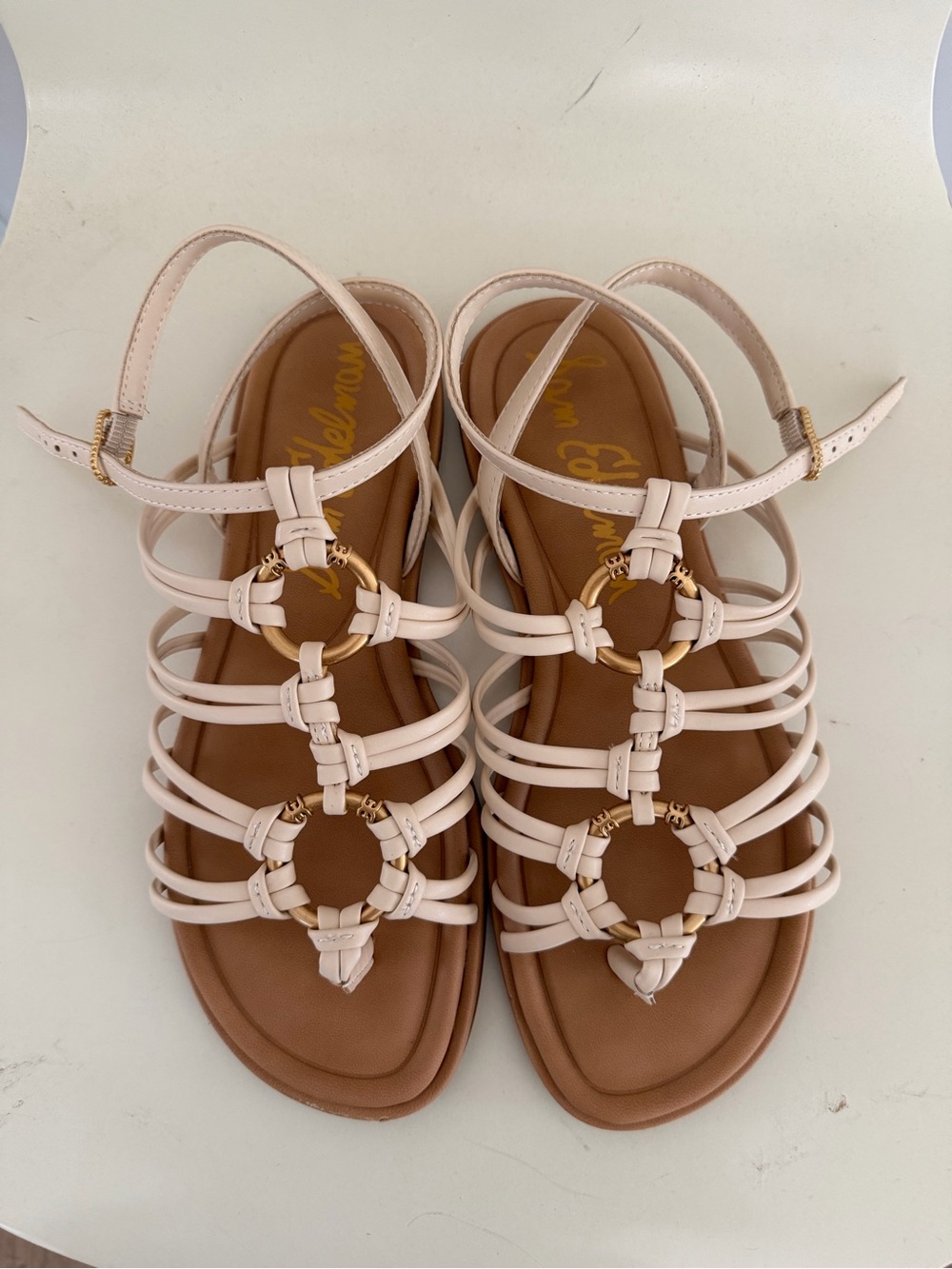 Sam Edelman Blush Multi-Strap Ring Sandals
